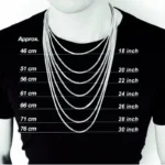 HNSP STAINLESS STEEL SILVER COLOR TWIST ROPE CHAIN NECKLACE FOR MEN Women HIP HOP PUNK Jewelry Accessories 3/4/5/6/8MM Thick - Image 2