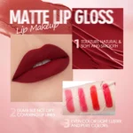 Hot Velvet Matte Nude Lip Gloss Sexy Long Lasting Non-stick Cup Nude Red Liquid Lipstick Waterproof Make-up for Women Cosmetic - Image 3