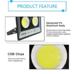 LED Floodlight 50W 100W 200W 300W 400W 500W 220V Spotlight IP65 Waterproof Lamp Led Outdoor Flood Light Garden Street Lamp - Image 2