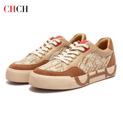C-H Woman Walking Shoes New Splicing Design Casual Shoes Skeleton Correction