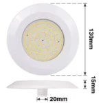 DC12V 108LED Swimming Pool Light Waterproof IP68 12W Submersible Light Underwater Piscina Night Lamp Outdoor Spotlight - Image 2