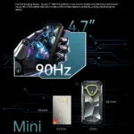 CUBOT Kingkong Mini 4 Rugged Phone Camping Light 4.7-Inch 90Hz Screen 16（6+10）GB+128GB Unisoc T616 4G 48MP Android Smartphone - Image 2