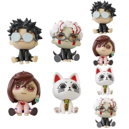 4pcs/set Anime Dandadan Ayase Momo Takakura Ken Highway Granny Action Model Pvc Toy Collection Desktop Accessories Gift