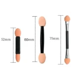 50/10pcs Double-head Mini Sponge Sticks Disposable Makeup Brush Portable Eyeshadow Applicators Eye Shadow Brush Beauty Tools - Image 4