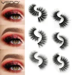 YSDO 3/5 Pairs 3D Mink EyeLashes Natural Hair False EyeLashes Long 100% Dramatic Eye MakeupFake Lashes Fluffy Cilios Lashes G803 - Image 3