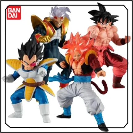 Dragon Ball Gashapon Son Goku Kaiouken 3D Anime Characters Fashion Delicate Action Figure Model Toys Collectibles