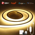 1m/2m/3m/5m Zigbee LED Lights Strip Waterproof 5V USB Neon COB LED Strip Tuya Smart Flexible Dimmable Lights for Bedroom Indoor