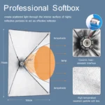 Professional Photography softbox Lighting soft box With Tripod E27 Photographic Bulb Continuous Light System for Photo studio - Image 4