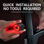 TOWILD TL03 Bicycle Smart Auto Brake Sensing Light Type C Charging LED Cycling Taillight Bike Rear Light Warn Bicycle Taillight - Image 3