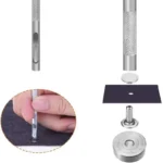 Metal Double Cap Rivets Stud Round Spike Nail With Tool Kits For Shoes Bag Belt Leathercraft Repair Clothing Garment Accessories - Image 2