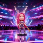 2025New Anime Kpop Demon Hunters Figure Toy Cartoon Rumi/Mira/Zoey Action Figure PVC Desktop Decoration Model Doll Toy Fans Gift - Image 3