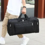 1 large capacity luggage storage bag, portable travel handbag, shoulder or crossbody, fitness bag - Image 2