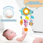Baby Car Seat Stroller Toys Hanging Plush Crib Colorful Bell Soft Baby Sensory Rattles with Teether for Babies 0-12 Months Gift - Image 3