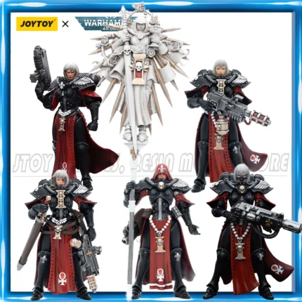JOYTOY Warhammer 40K 1/18 Action Figure Adepta Sororitas Battle Sister 5PCS Anime figures Toys Collection