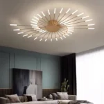 Living room dining room LED pendant light, modern creative lighting, home decoration lighting, bedroom study spiral ceiling ligh - Image 5