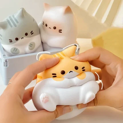 Cute Cat Stress Relief Squishy Toy PU Slow Rising Squeeze Antistress Ball Cartoon Table Ornaments Squishy Stress Reliever Toys