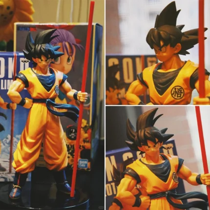 20CM Anime Dragon Ball Son Goku Super Saiyan Anime Figure PVC Action Figures Statue Model Toy Decore Figurines Kid Birthday Gift