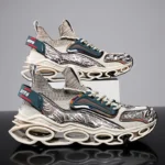 Walking Shoes Men 2025 New Thick Sole Cushioning Soft Sole Breathable Mesh Comfortable Sports Running Shoes Trendy Sneakers - Image 5