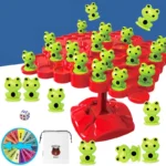Math Toy Balancing Board Puzzle For Kids Frog Balance Tree Educational Parent-child Interaction Tabletop Game Toys