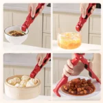 3in1 Anti Scalding Clip Silicone Handle Heat-Resistant Anti-hot Bowl Plate Clips Non-Slip Creative Dish Lifter Clamp - Image 3
