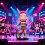 2025New Anime Kpop Demon Hunters Figure Toy Cartoon Rumi/Mira/Zoey Action Figure PVC Desktop Decoration Model Doll Toy Fans Gift - Image 2