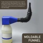 1-10pcs Foldable Car Motorcycle Refueling Engine Plastic Oil Funnel Filter Transfer Tool Flexible Funnel Draining Tool - Image 6