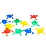 5pcs Cute Retro Frogs Model Toys Classic Plastic Jumping Frog Toys For Kids Gift Simple Creative Outdoor Sport Toy - Image 5