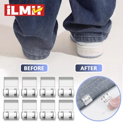 4~10PCS Invisible Leg Shortening Clip, Non-Slip Pants Edge Clip, Quick Fix Hem Clip, Hidden Pants Adjuster, Sewing Accessories