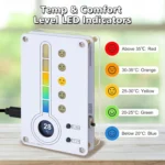 DIY Thermo-Hygrometer Soldering Practice Kit with Expressive LED Face| STEM Educational Electronics Project for Home Room School - Image 4