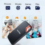 High speed external hard drive 2TB USB 3.1 interface shockproof and portable, suitable for fast data transfer in laptops/PCs/Mac - Image 4