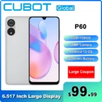 Cubot P60 Android 12 4G Smartphone 6.517-inch Display 6GB RAM128GB ROM MT6765 Octa-Core 5000mAh Battery 20MP Camera Dual SIM