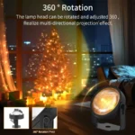 Tuya Smart Led Sunset Projector Lamp Smart Life App IR Remote Control RGB Atmosphere Spotlight Night Light for Party Photography - Image 2
