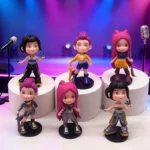 2025New Anime Kpop Demon Hunters Figure Toy Cartoon Rumi/Mira/Zoey Action Figure PVC Desktop Decoration Model Doll Toy Fans Gift - Image 5