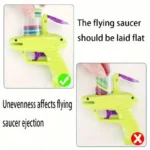 Foam Disc Launcher Flying Disc Handheld Shooter Indoor Shooting Game Outdoor Backyard Toy For Boys And Girls Birthday Gift - Image 3
