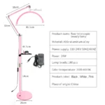 GX490 Ring Light Half Moon LED Lamp Stream Deck Floor Video Light Fill Light 3000K-6000K for Beauty Salon Makeup Live Streaming - Image 2