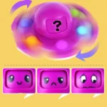 Autism Stress Relief Silicone Interactive Flip Octopus Change Faces Spinner Push Pop Bubble Finger Toy for Spinners Kawaii - Image 4