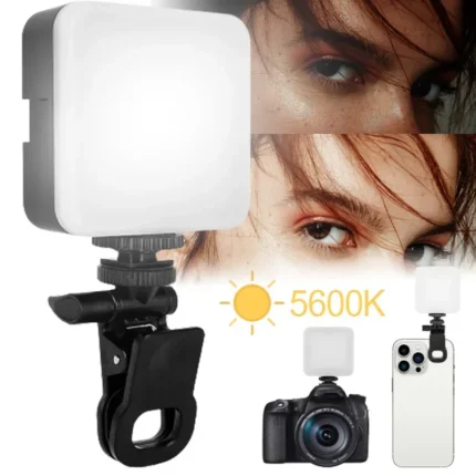 Pocket LED Selfie Light for IPhone Samsung IPad Mobile Phone Laptop Clip Ring Flash Fill Video Photo Ringlight Photography Lamp