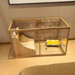 Pet pen dog cage Indoor villa for small and medium-sized dogs with fence and isolation gate in domestic kennel - Image 4