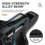 WEST BIKING Bicycle Saddle MTB Road Bike Hollow Breathable Seat Cushion Waterproof Soft Shock Absorption Cycling Saddle Parts - Image 6