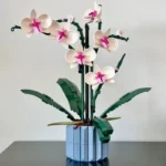 10311 Romantic Orchid Bouquet Building Blocks Home Desk Plant Decoration Assemble Toys Sending Girlfriend Valentine's Day Gifts - Image 4