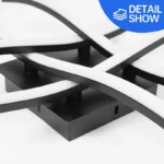 Ceiling Lamp Modern Living Room Lamp For Dining Room Bedroom Balcony LED Ceiling Light 28W Curved Design Panel lights For Home - Image 5