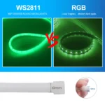 Diameter 10mm Neon Strip DC 24V Waterproof 360 Degree Round Lighting Full Color WS2811 LED Strip Tuya Wifi Bluetooth Control - Image 4