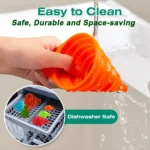 10pcs Foldable Car Engine Funnel Silicone Liquid Funnel Washer Engine Oil Petrol Change Tools for Motorcycle Car Acesssories - Image 4