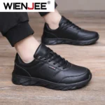 2025 Men Shoes Spring Autumn Waterproof Walking Sneakers Leisure Male Leather Sports Shoes Non-Slip Footwear - Image 5