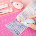 Kawaii Utility Knife Mini Cute Cartoons Paper Knife Box Opener Cutter Student Portable Handmade Craft Knife Stationery - Image 3