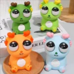 Creative Pop Up Sensory Toy Explosive Eye Dragon Dinosaur Decompression Toy Squeezing Joy Squeezing Staring Eye Funny toy