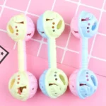 Montessori Double-head Rattles Toys for Baby Rattle Educational Musical Sensory Toys Children Games Baby Toys 0 12 Months