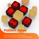 Magene L308 Smart Taillight for Bike Highly Customizable Intelligent Expression Bluetooth Lightweight BicycleTailLight 96COB LED - Image 6