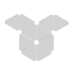 WIFI Bluetooth 5V USB Triangle Lamps Quantum Atmosphere LED Night Light For Game Bedroom Decoration Creative Decorat Wall Lamps