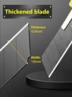 Cutter SK4 Blade Utility Knife Plastic Handle Coated Blade Cutter Safety Box Opener Tool Office Home Cutting Tools - Image 6